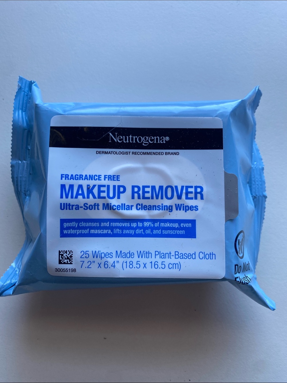 Fragrance free makeup remover wipes